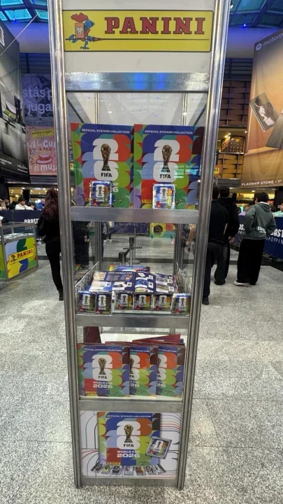 Panini y Fancity presentan los stands de figuritas del Mundial en shoppings de Buenos Aires