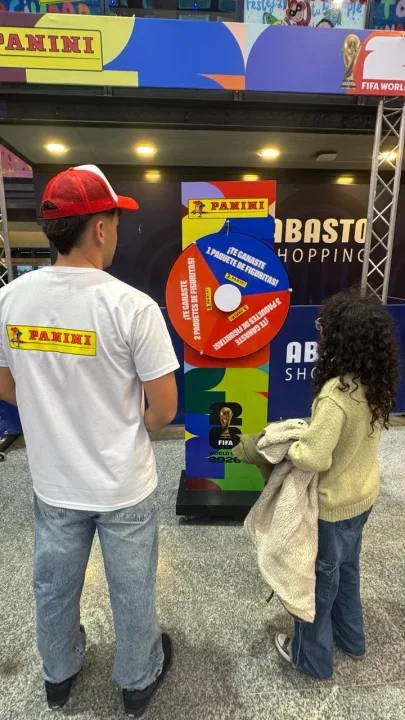 Panini y Fancity presentan los stands de figuritas del Mundial en shoppings de Buenos Aires